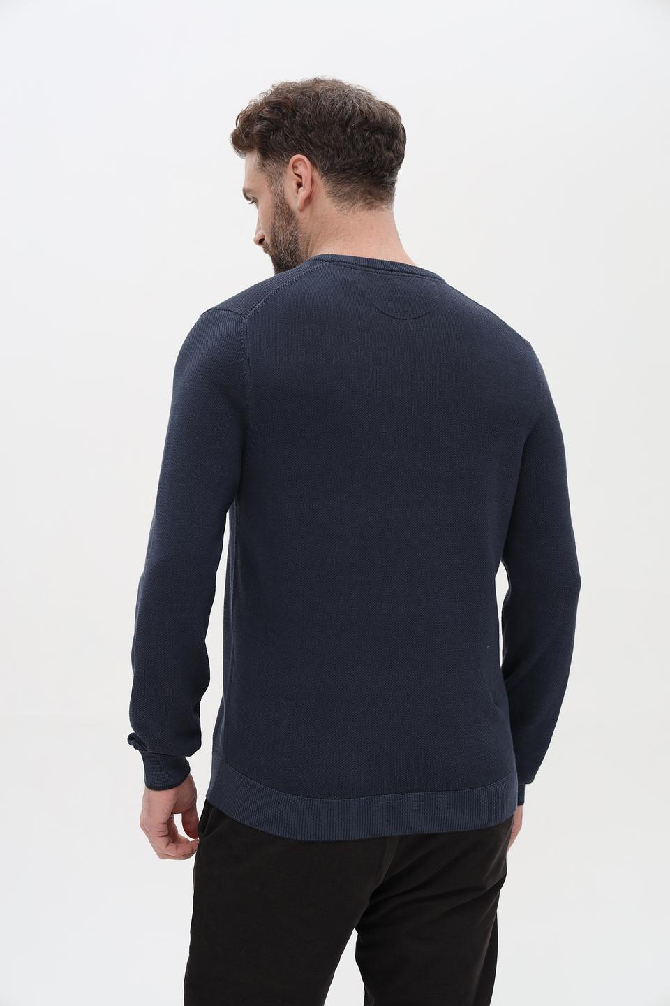 Пуловер Lerros тёмно-синий