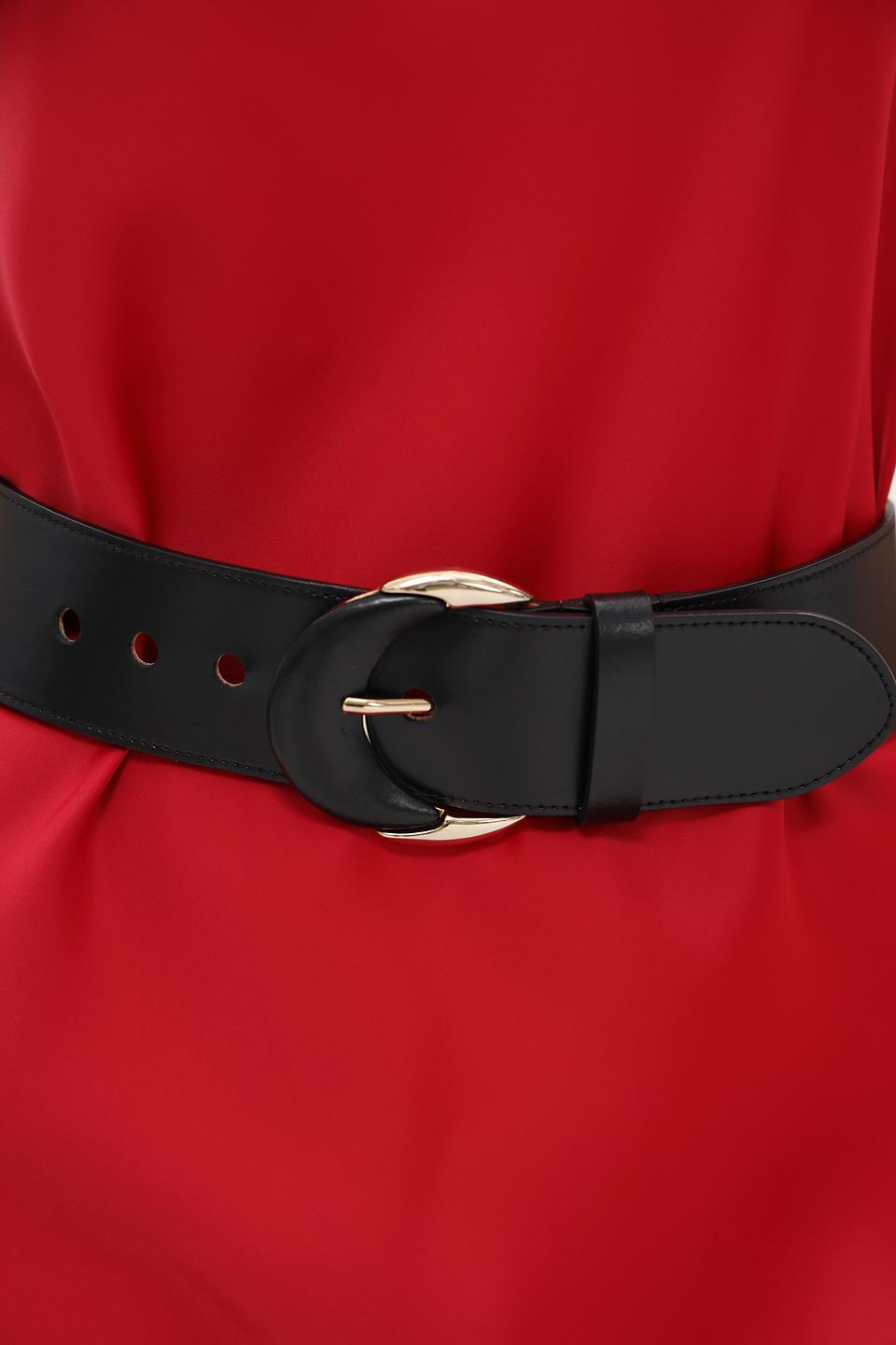 Пояс Penny Black Black кожаный