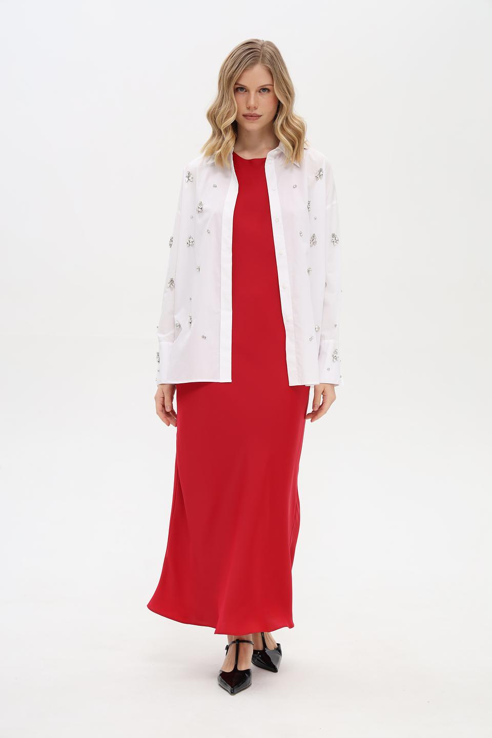 Блуза Penny Black с вышивкой белый