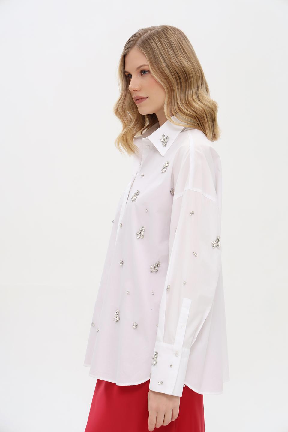 Блуза Penny Black с вышивкой белый