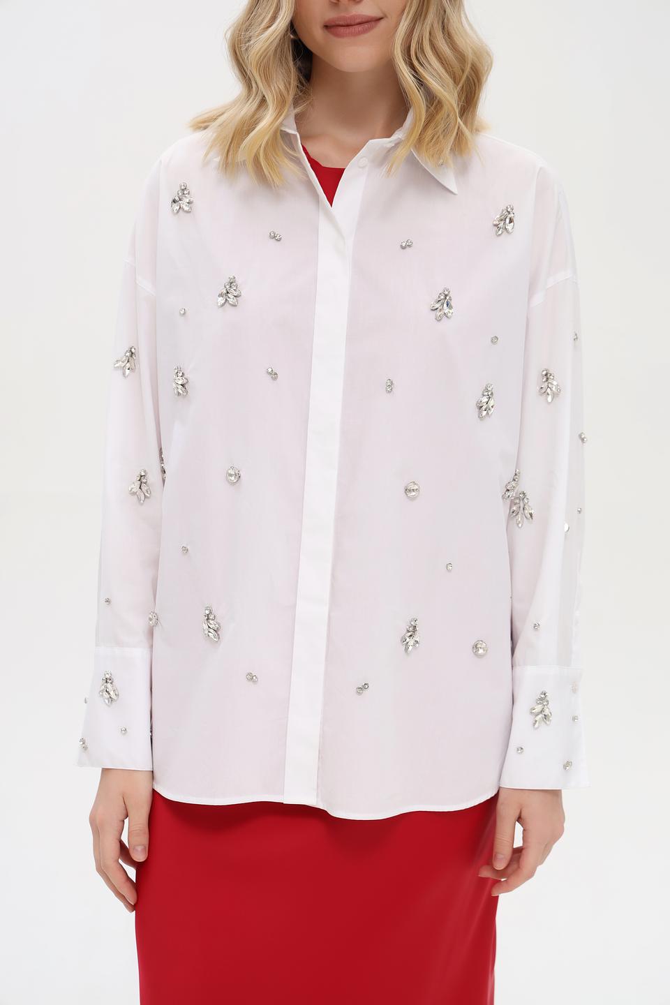 Блуза Penny Black с вышивкой белый