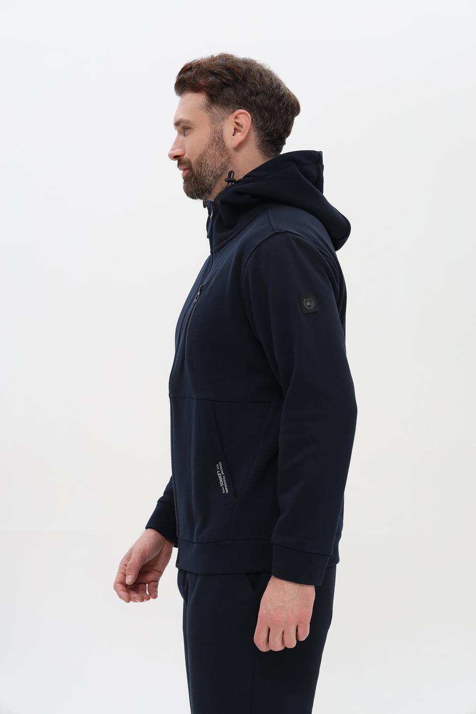 Кардиган Lerros с капюшоном тёмно-синий