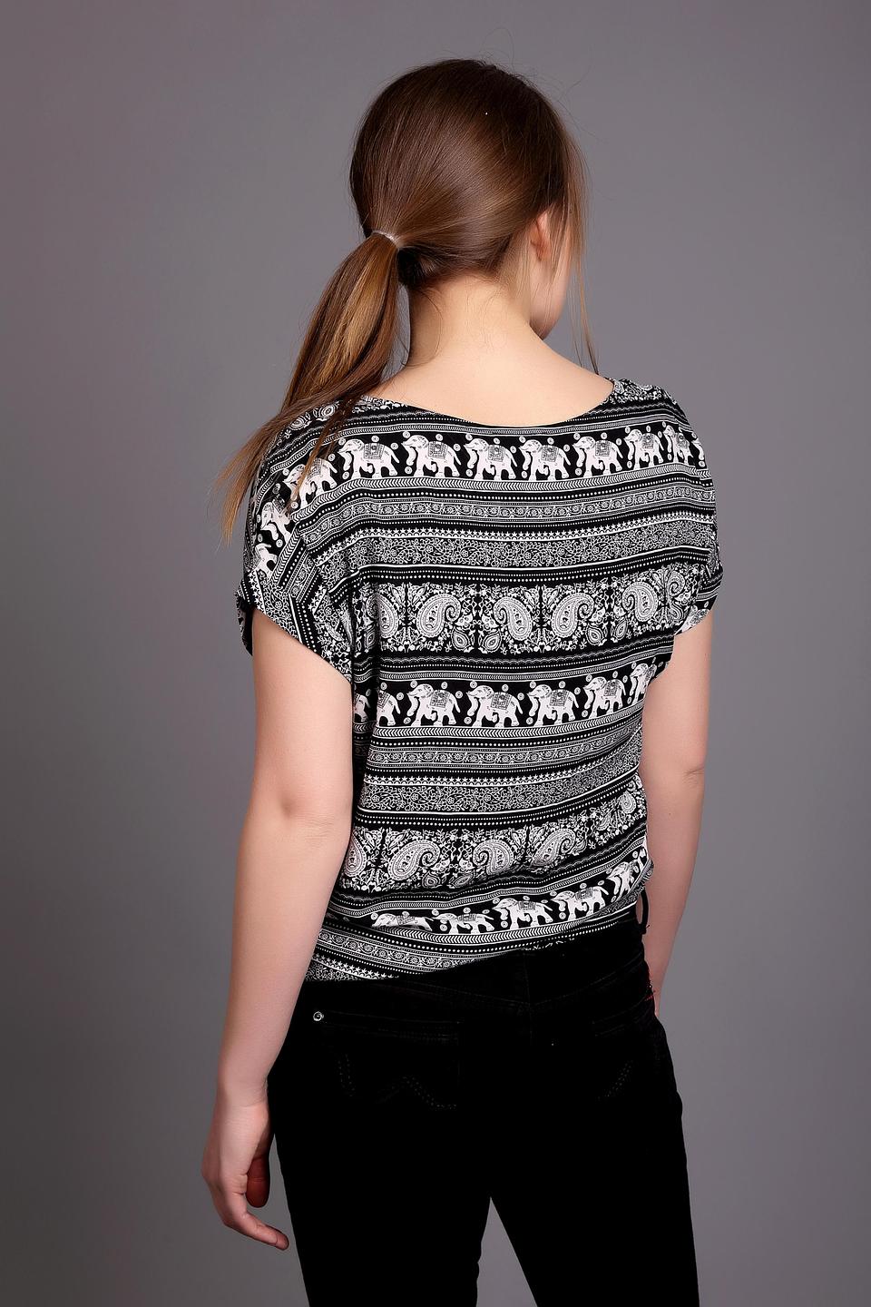 Блуза Pezzo с этническим принтом