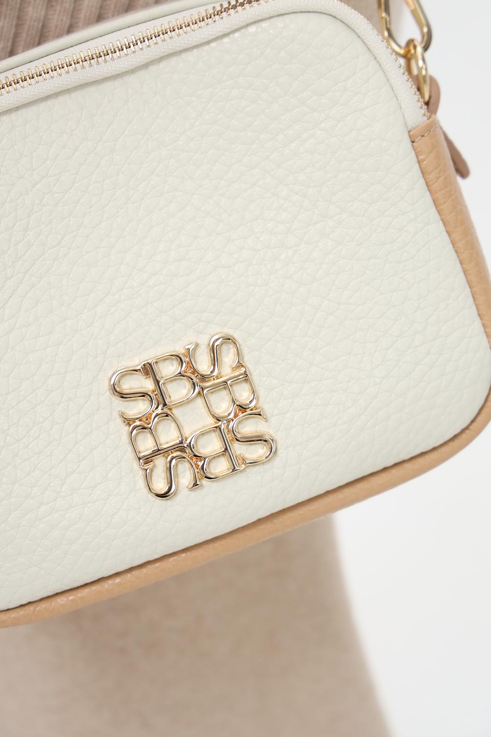 Сумка Sara Burglar жен. бежево-белая