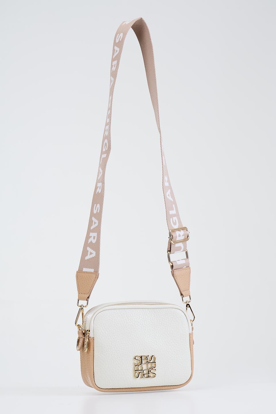 Сумка Sara Burglar жен. бежево-белая