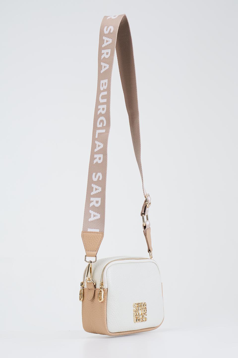 Сумка Sara Burglar жен. бежево-белая