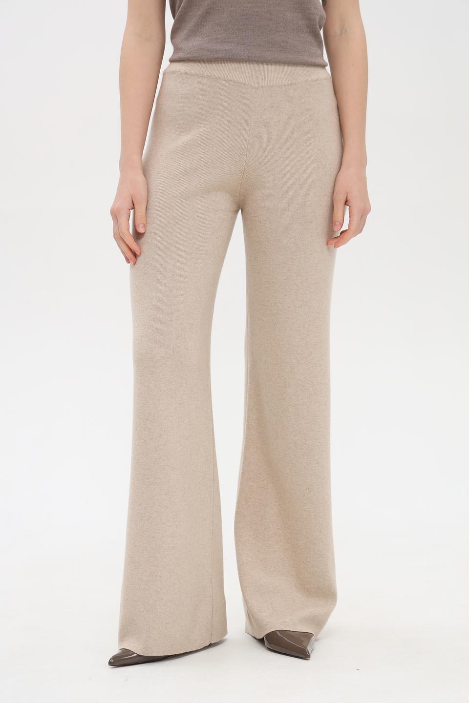 Брюки Shade жен. палаццо бежевые
