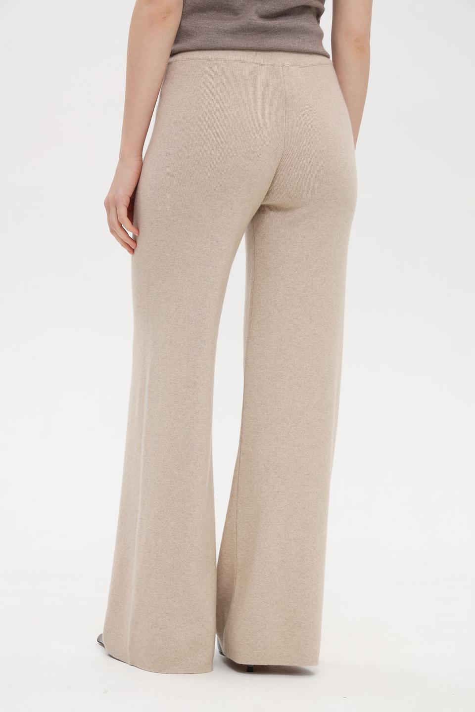 Брюки Shade жен. палаццо бежевые