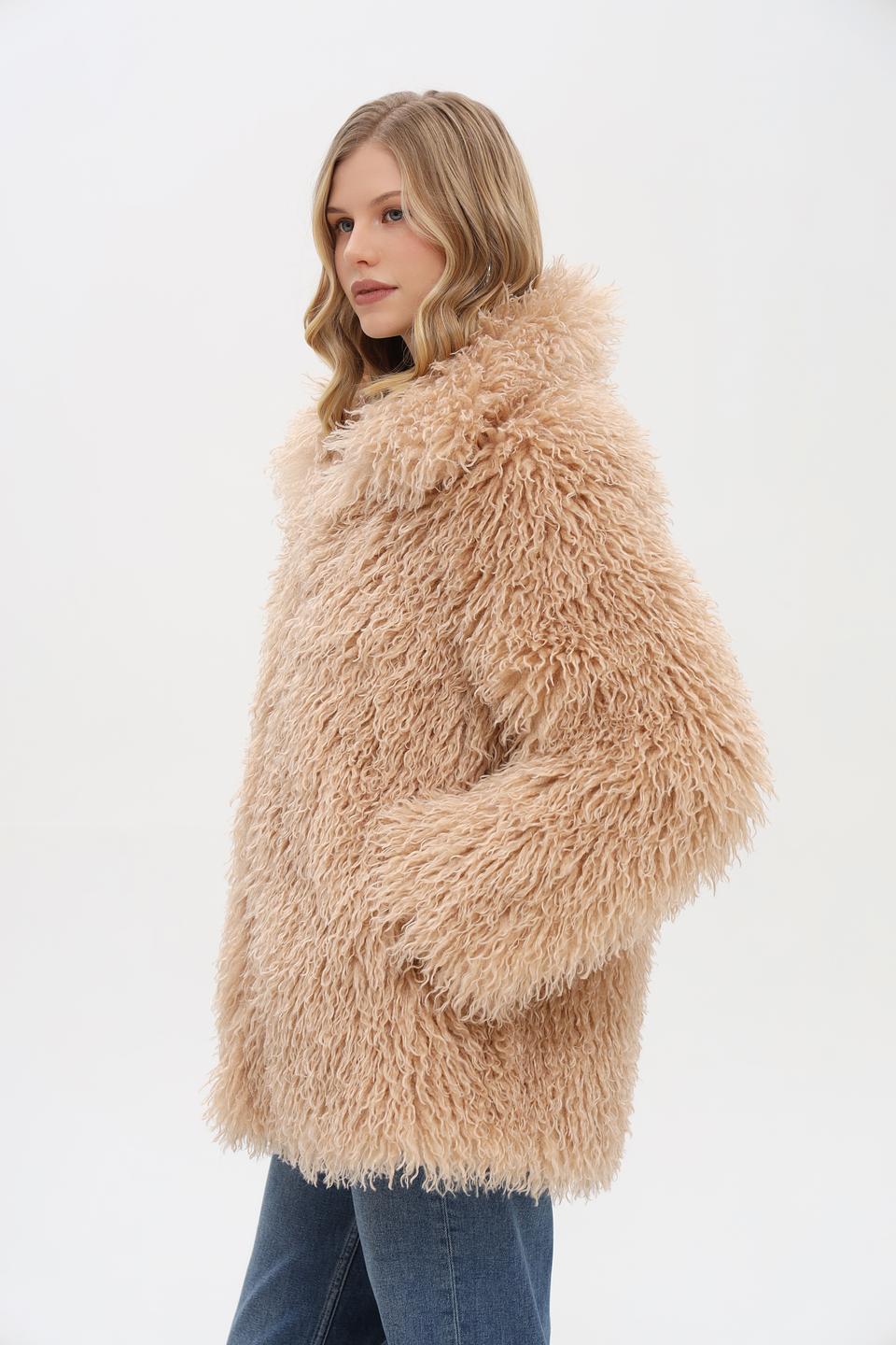 Куртка Shade из искусственного меха кремовый