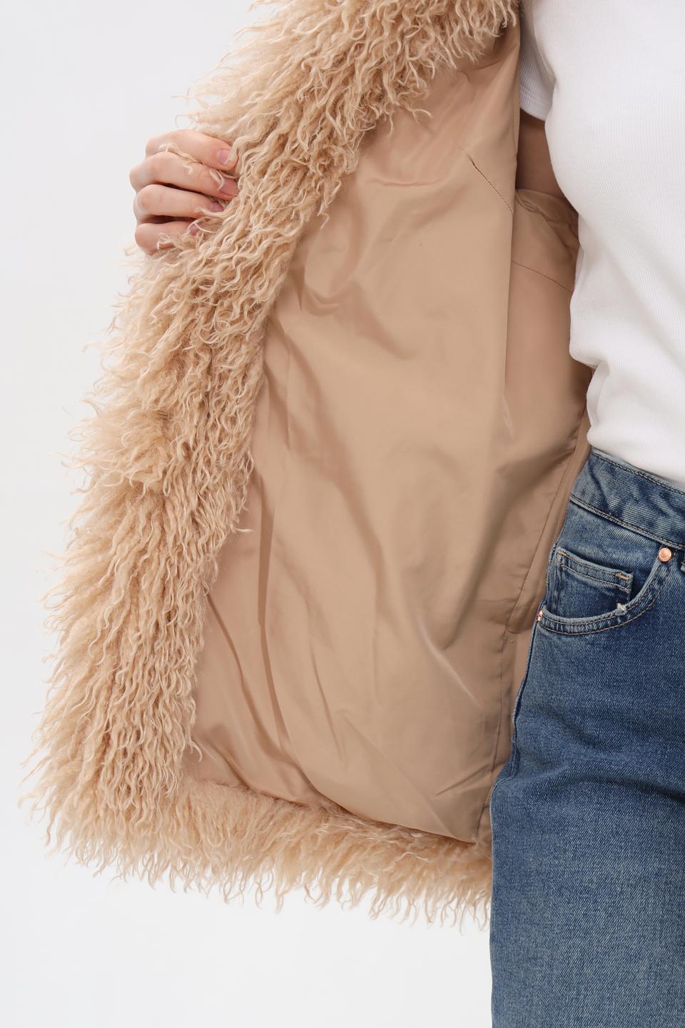 Куртка Shade из искусственного меха кремовый