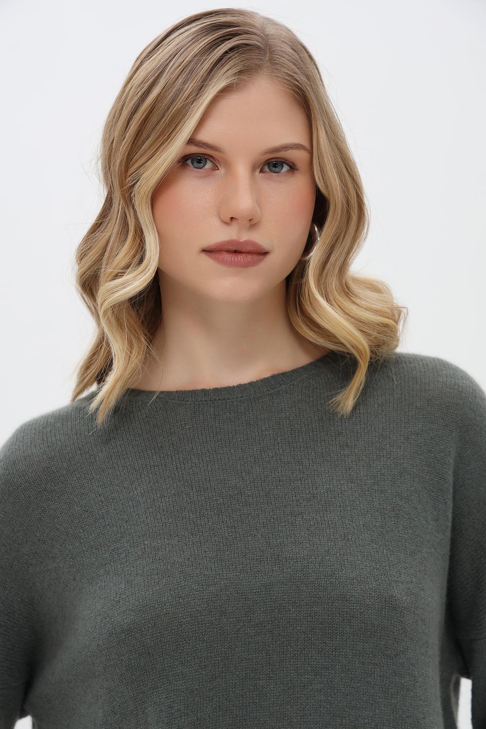 Пуловер Just Valeri оливковый