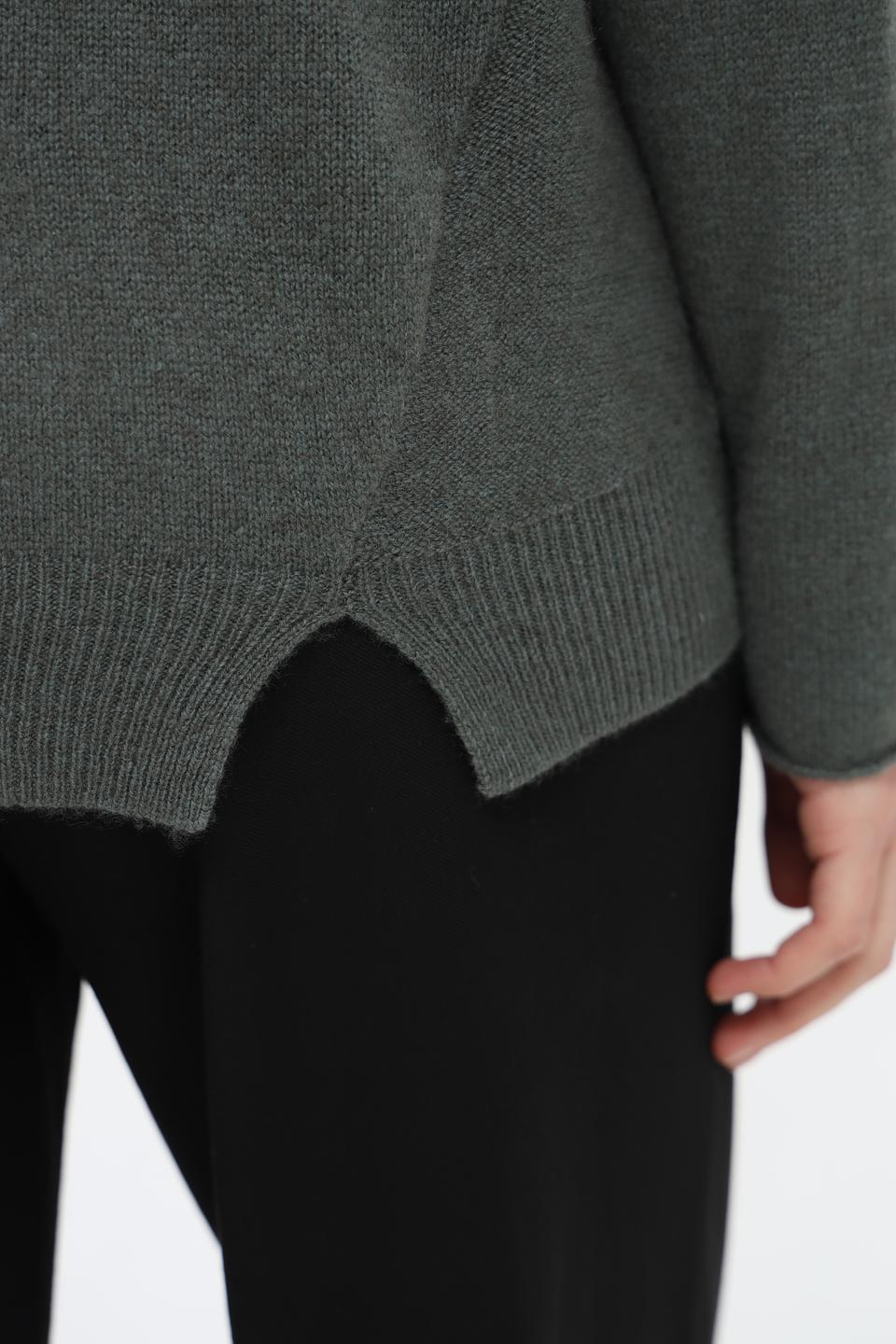 Пуловер Just Valeri оливковый