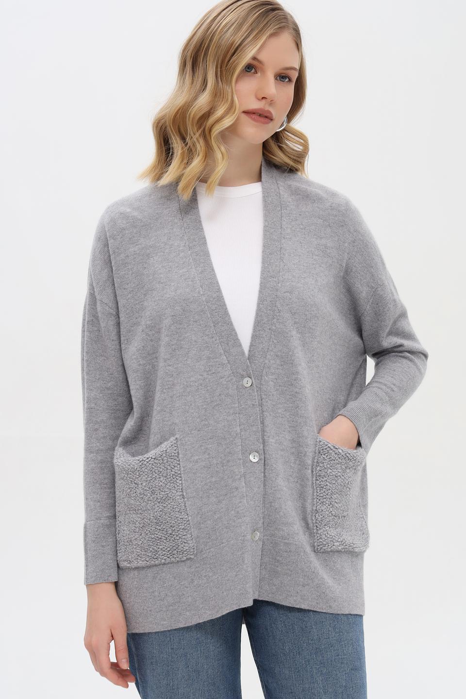 Жакет Just Valeri серый кашемир