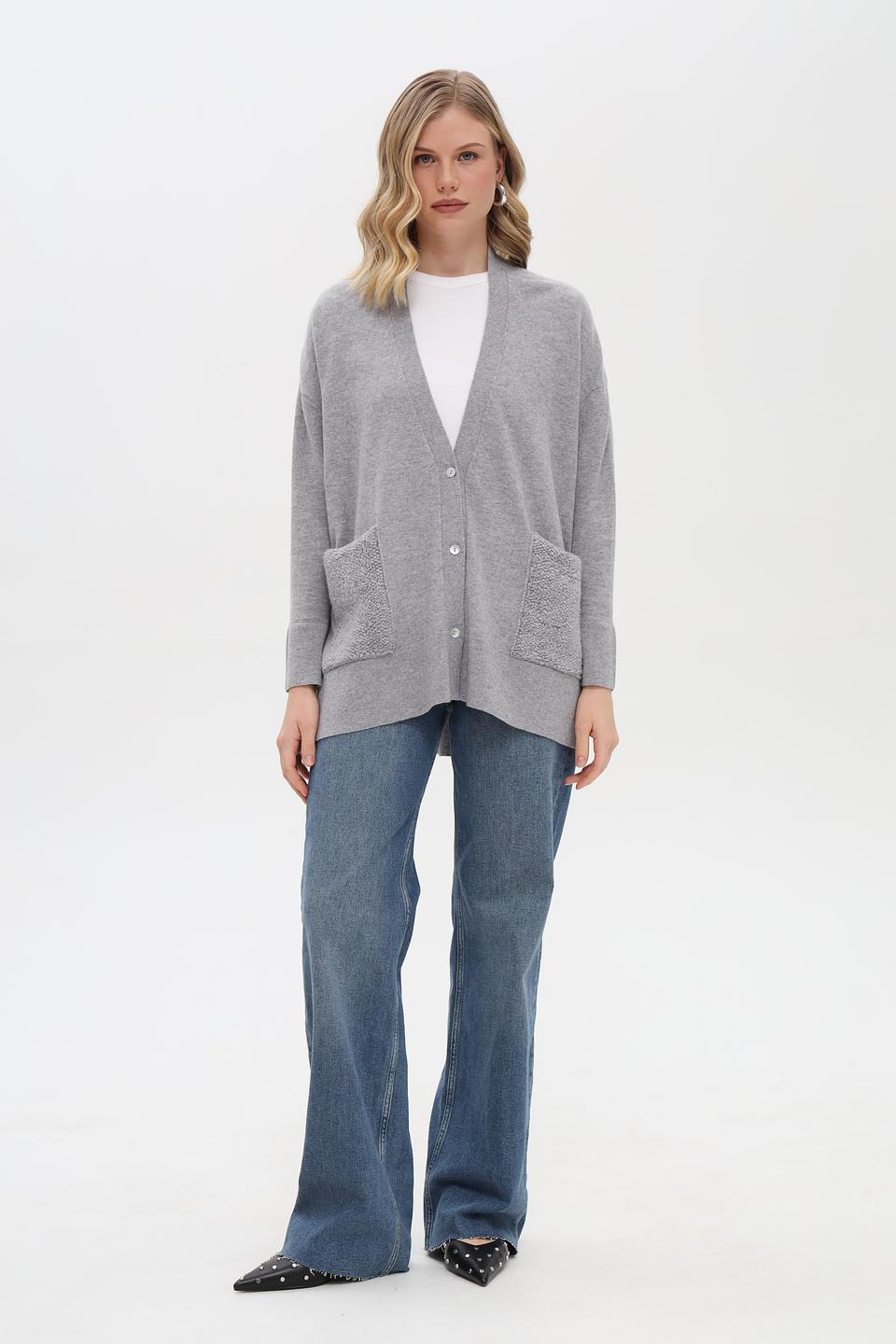 Жакет Just Valeri серый кашемир