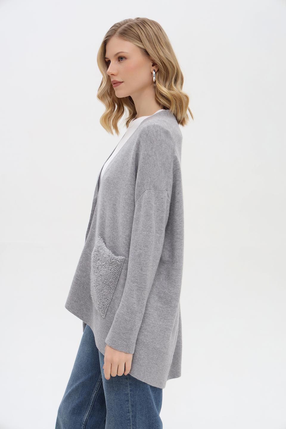 Жакет Just Valeri серый кашемир