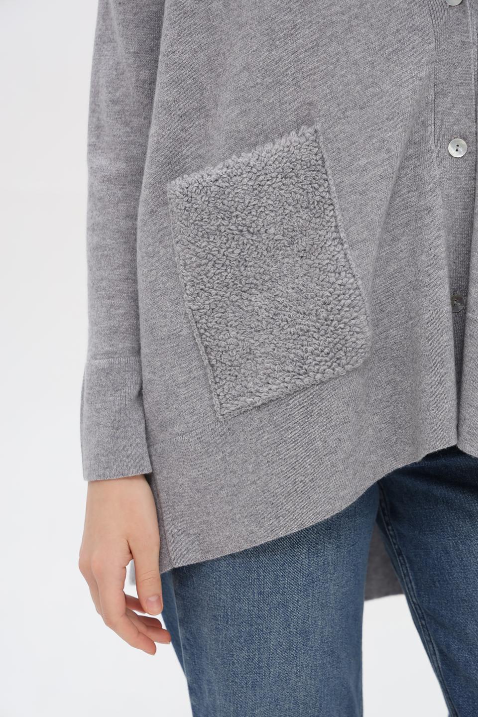 Жакет Just Valeri серый кашемир