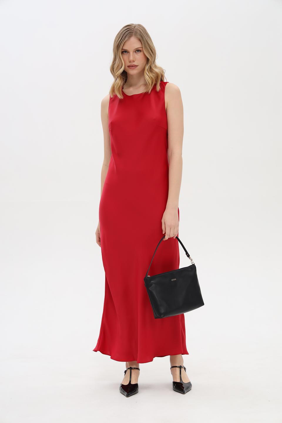 Платье Emka миди красное
