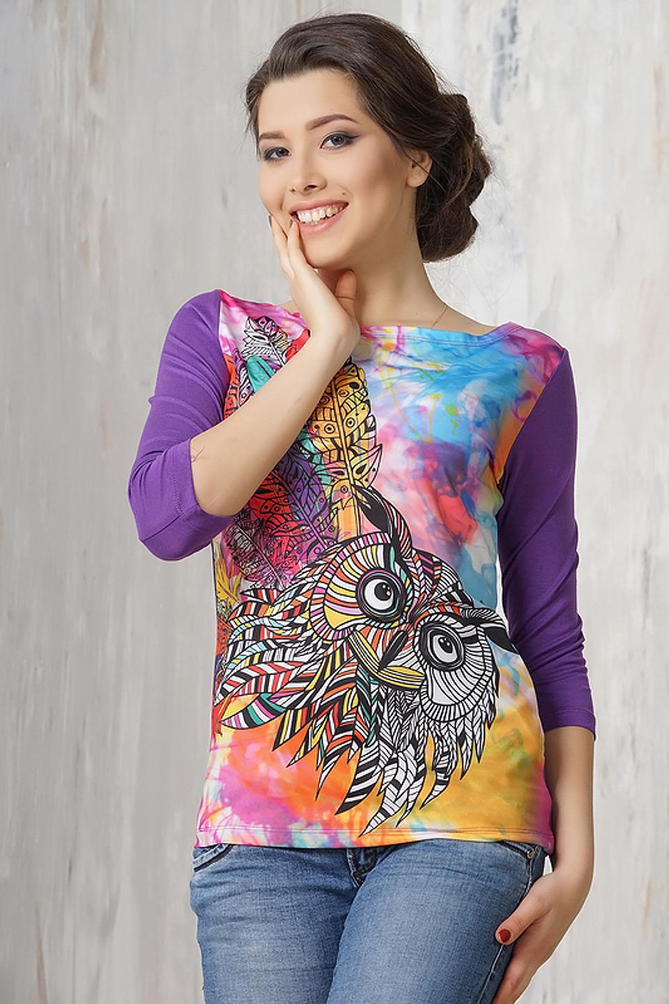 Блуза VAY с принтом сова