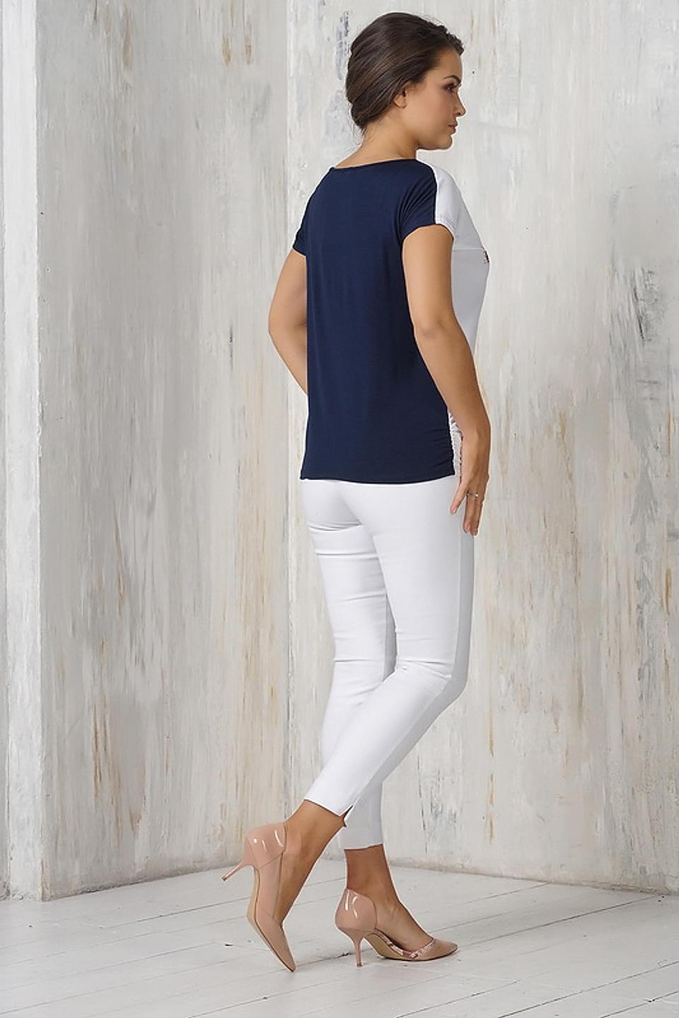 Блуза VAY с принтом перьев