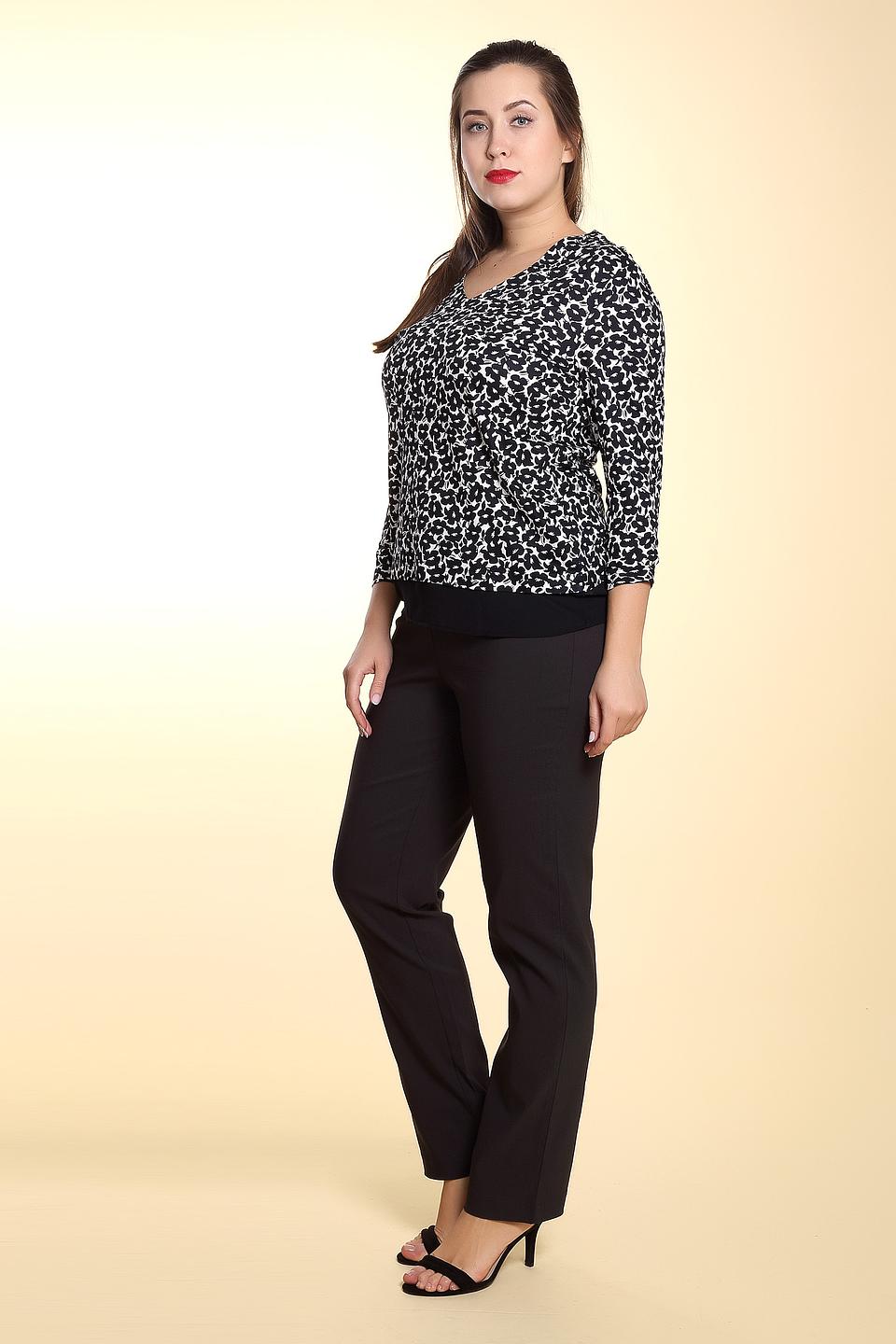 Брюки Via Appia чёрные прямые