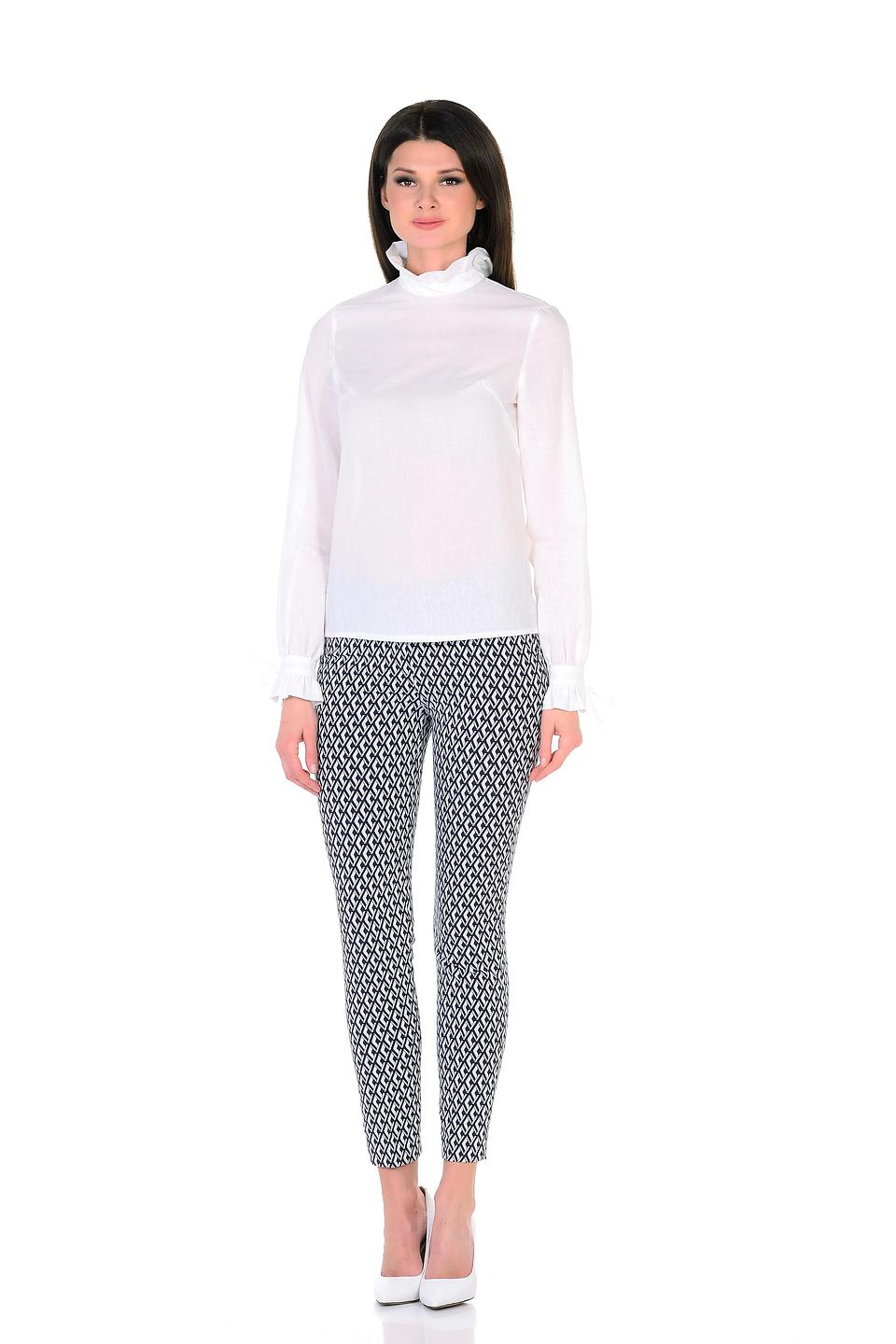 Блуза XARIZMAS с воротником-стойкой