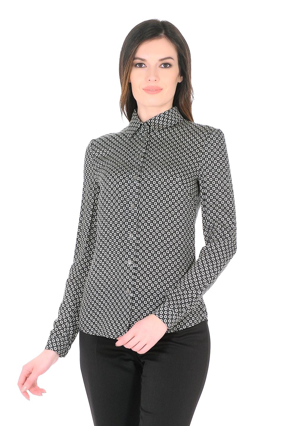 Блуза XARIZMAS с принтом чёрный