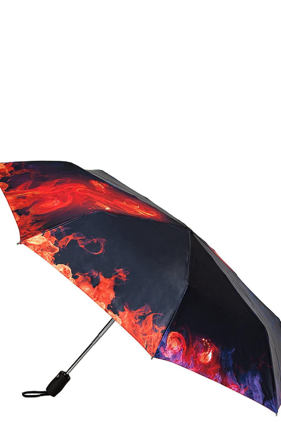 Зонт ELEGANZZA с огненным принтом