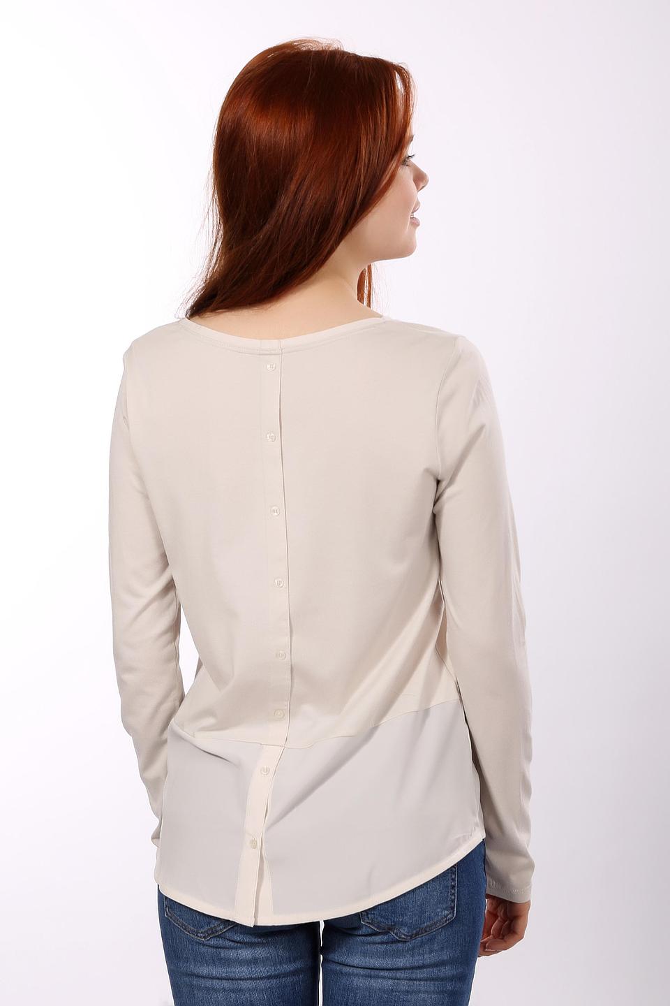 Блуза s.Oliver бежевая с длинным рукавом