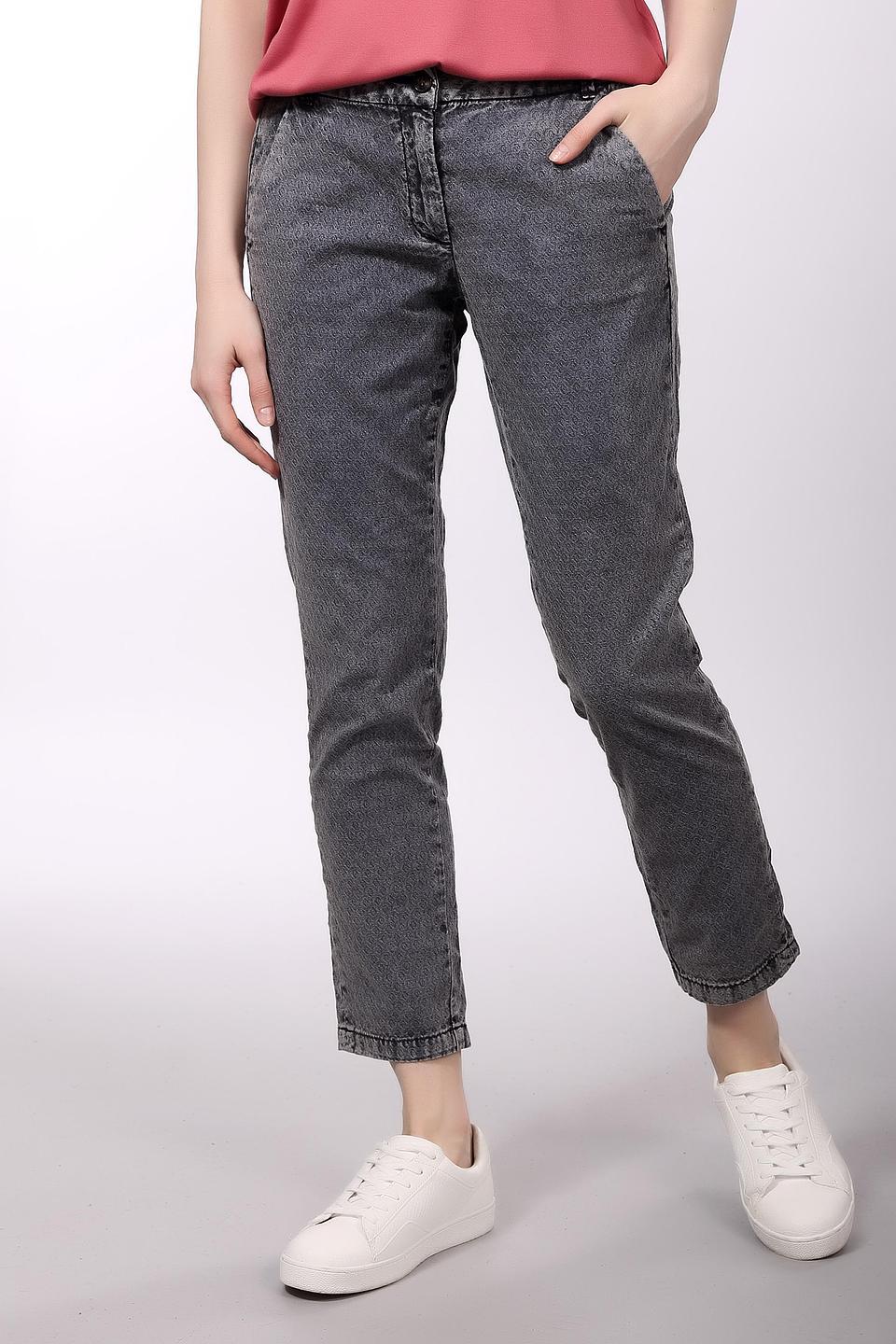 Брюки s.Oliver серые укороченные