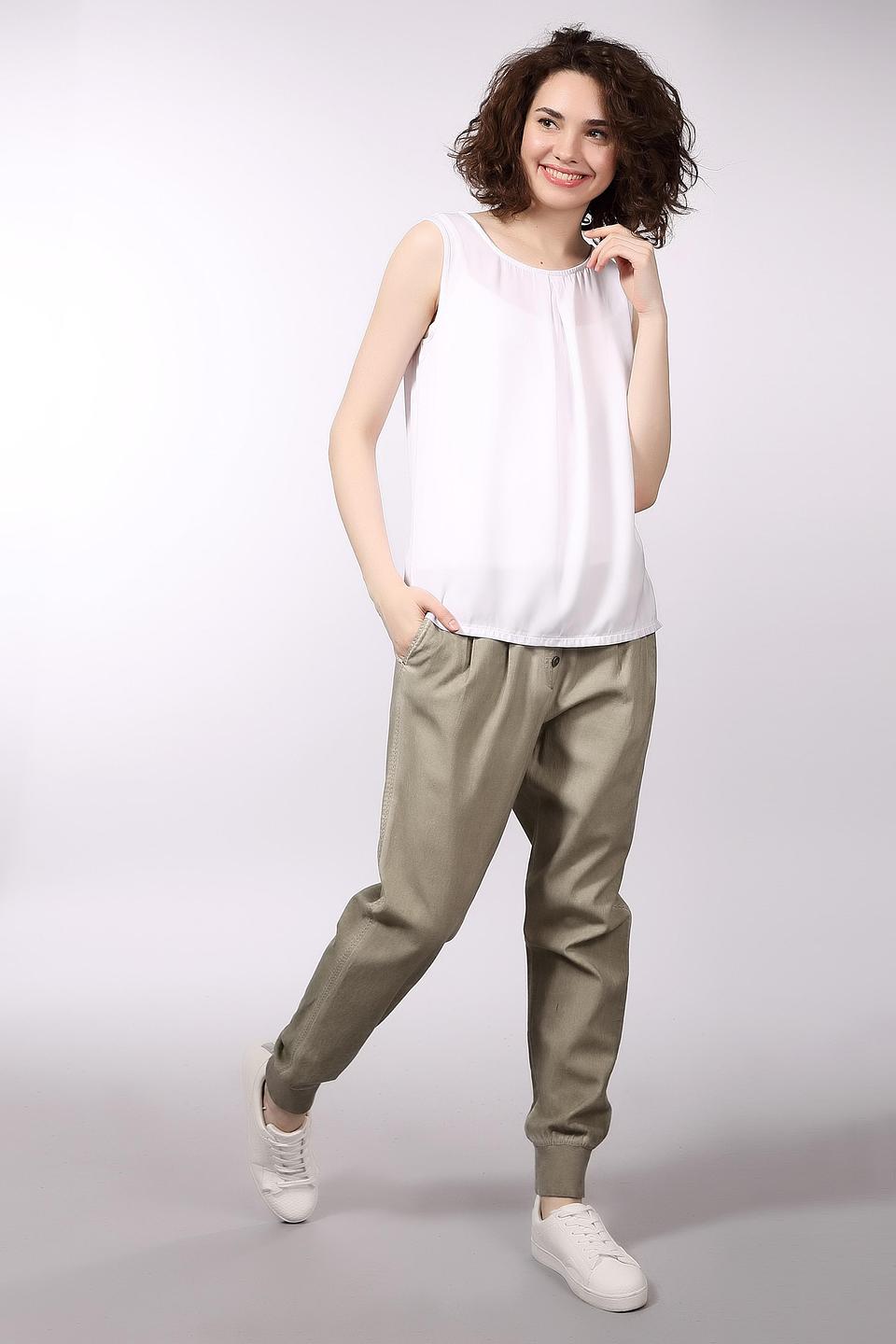 Топ Tom Tailor белый с вырезом