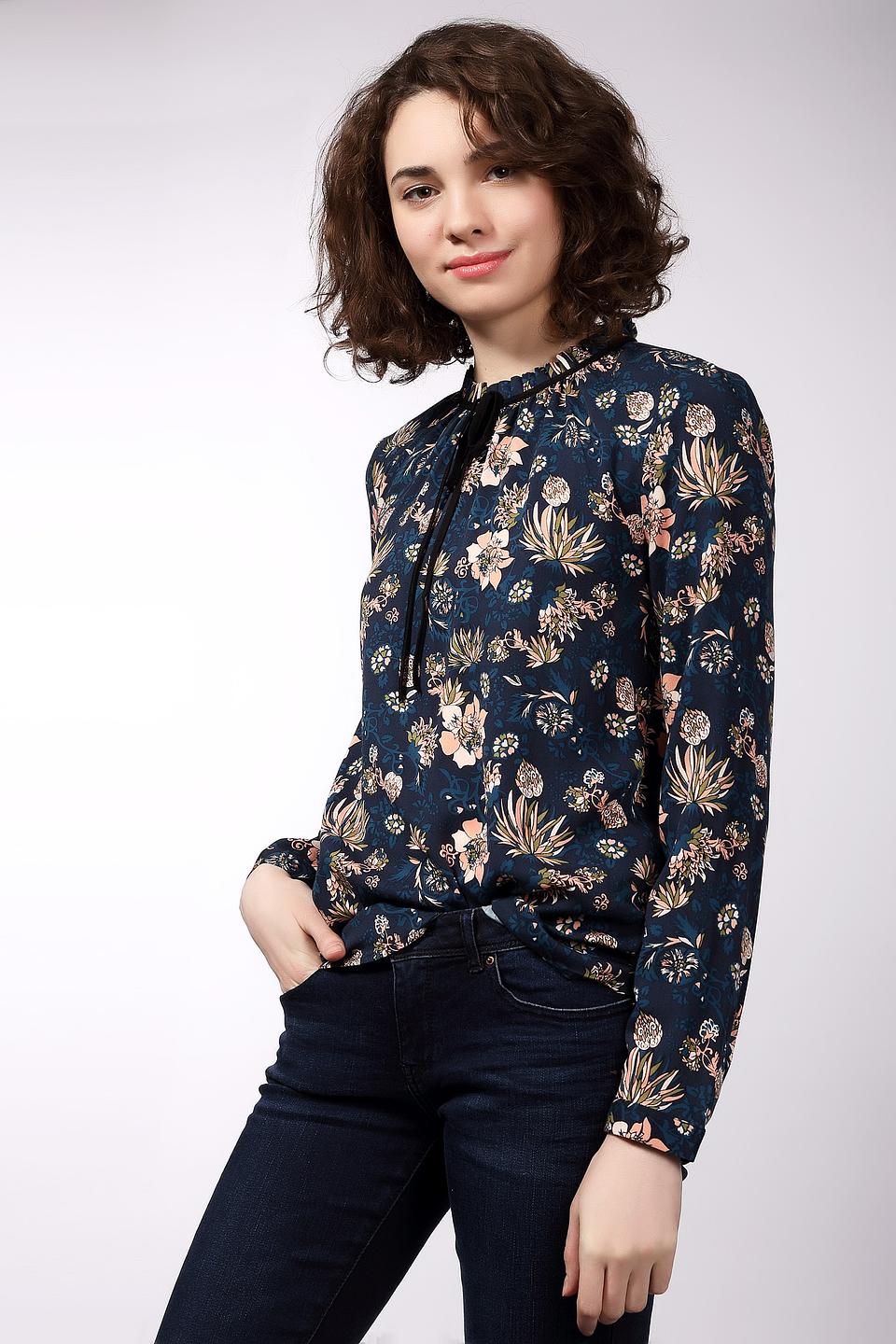 Блуза Tom Tailor с цветочным принтом