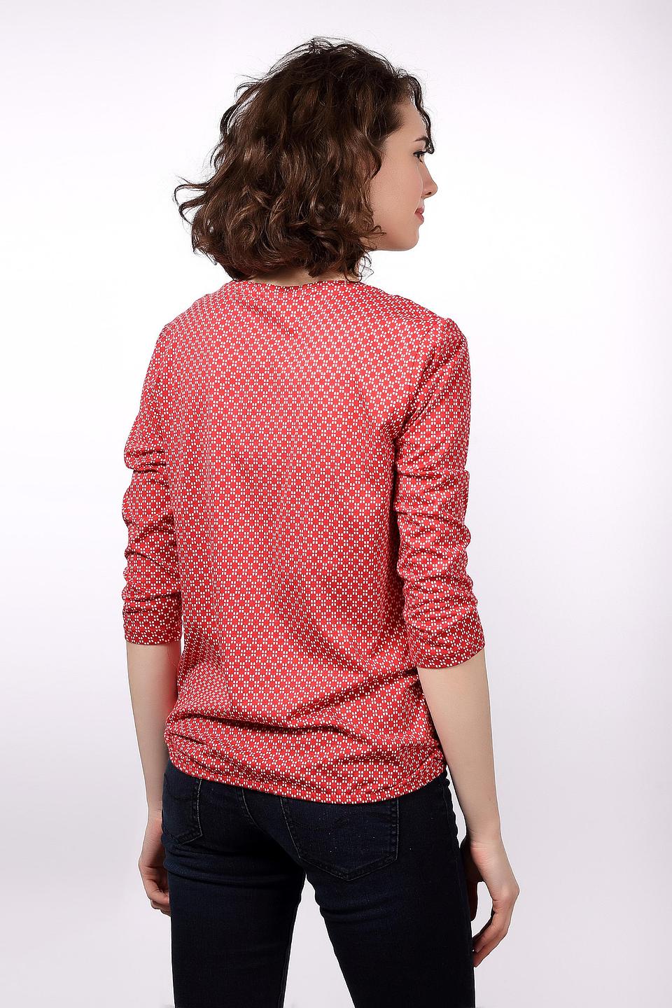 Блуза Tom Tailor в красный принт