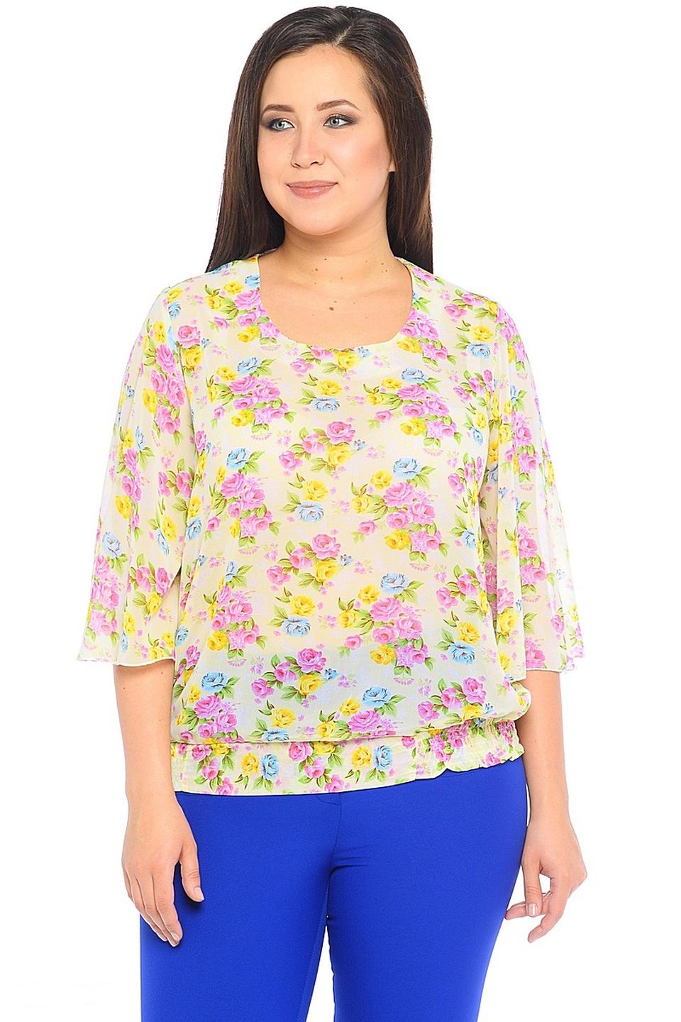 Блуза Milton цветочный принт