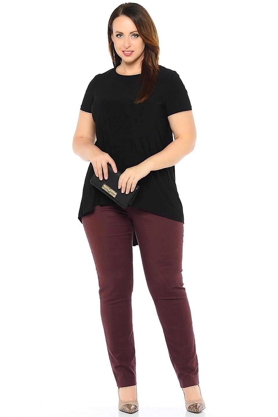 Блуза Milton чёрная с асимметричным низом