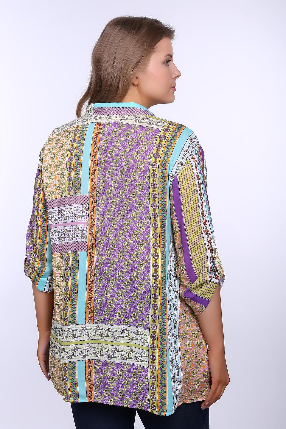 Блуза Erfo с принтом, рукав 3/4