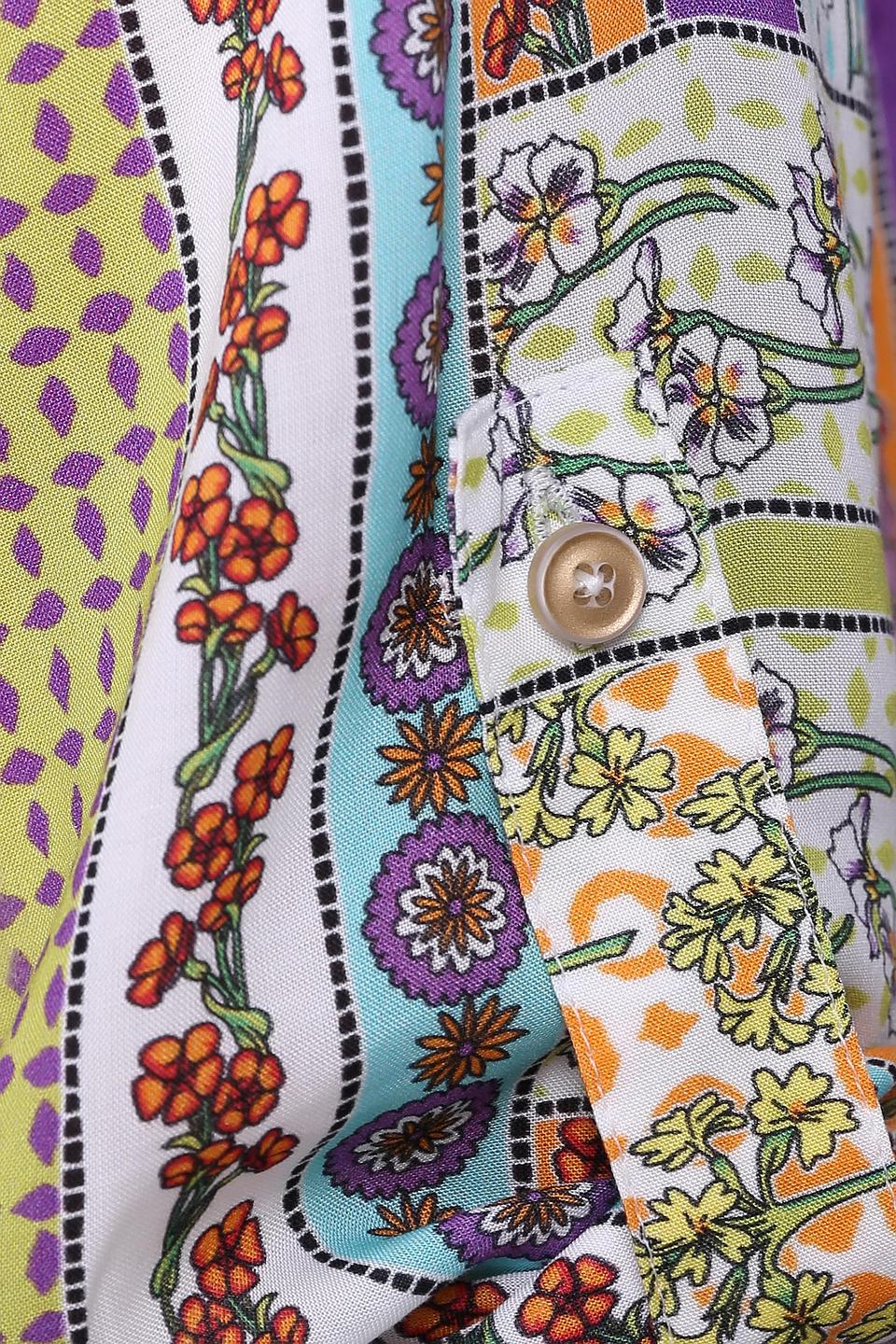 Блуза Erfo с принтом, рукав 3/4