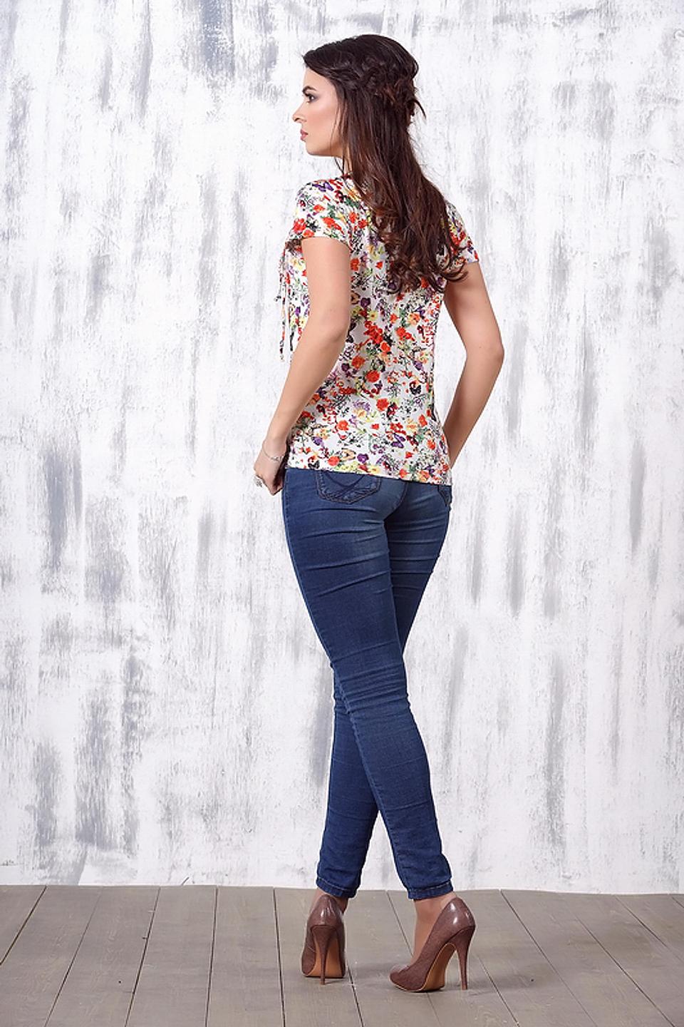 Блуза VAY с цветочным принтом