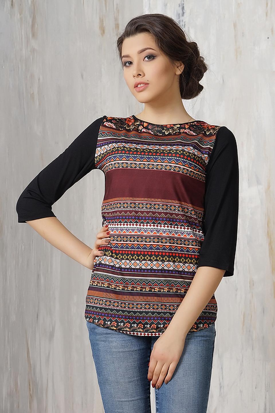 Блуза VAY с этническим принтом