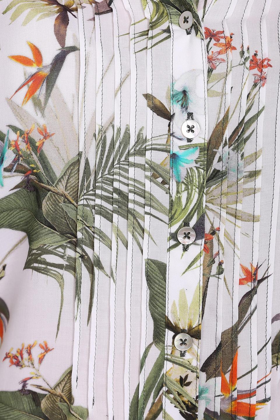 Блуза Erfo с тропическим принтом