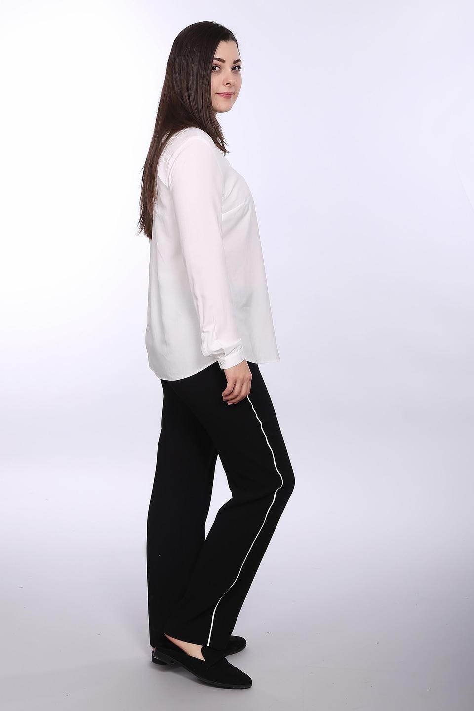 Блуза Taifun белая со стразами