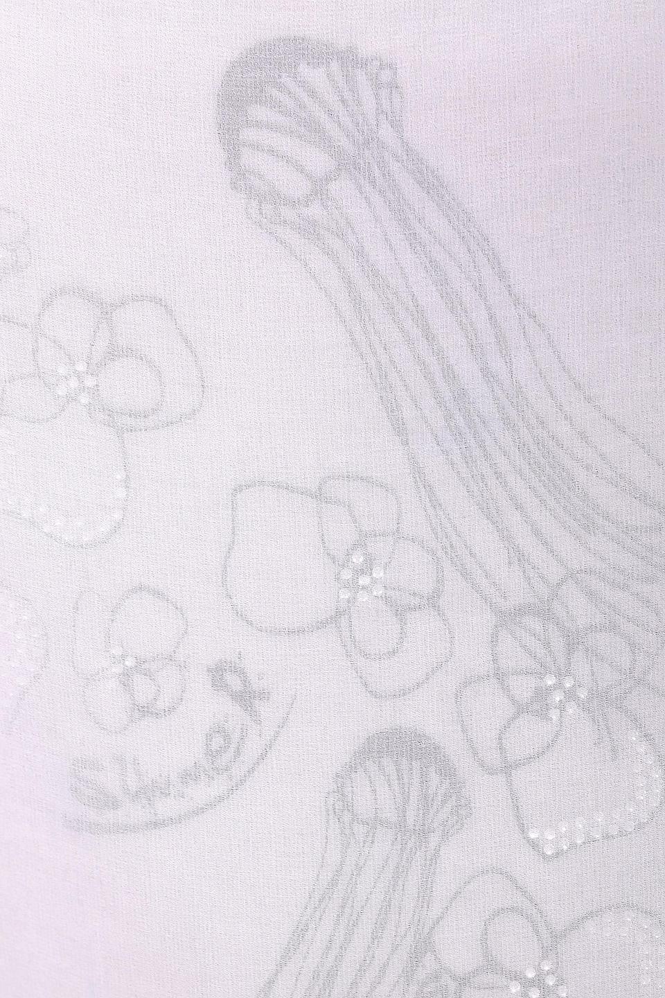 Блуза Lebek с вышивкой серая