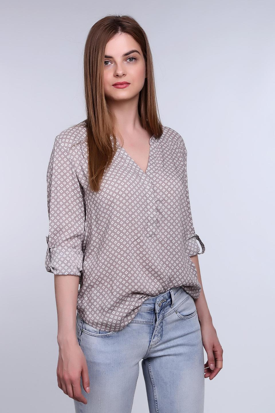 Блуза Taifun с геометрическим принтом