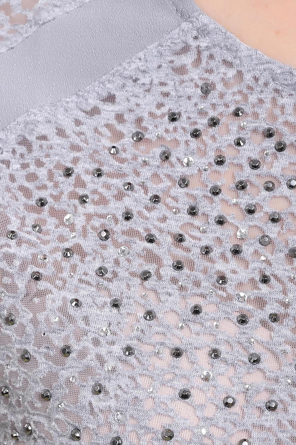 Серая блуза Betty Barclay с декоративными элементами