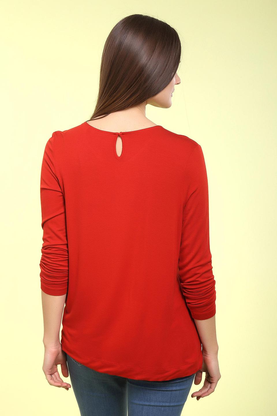 Блуза Betty Barclay красная с декором