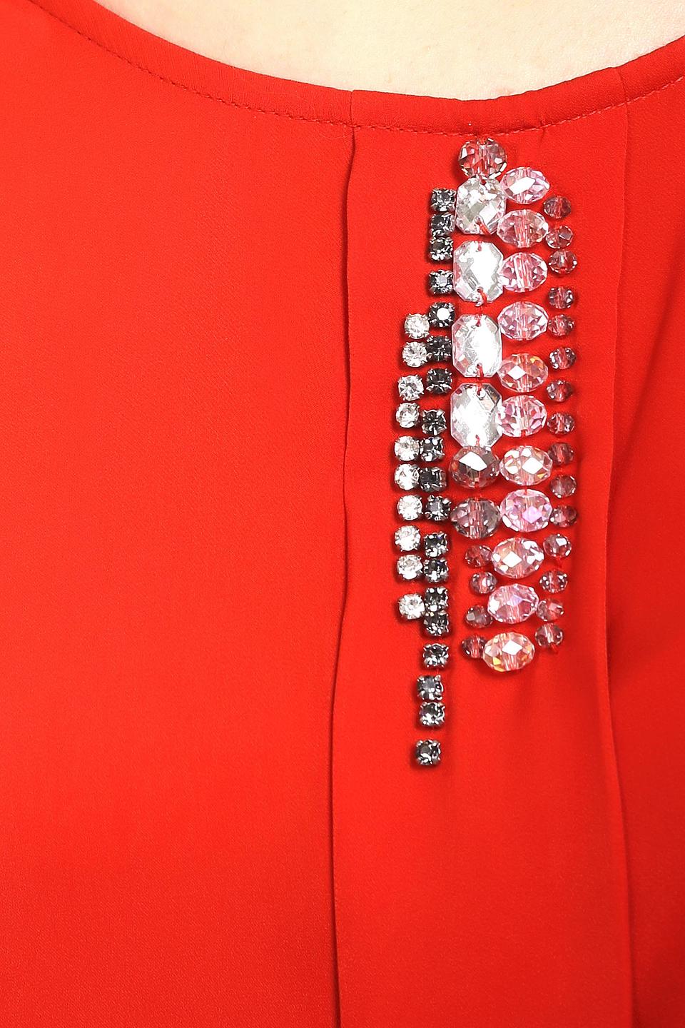 Блуза Betty Barclay красная с декором