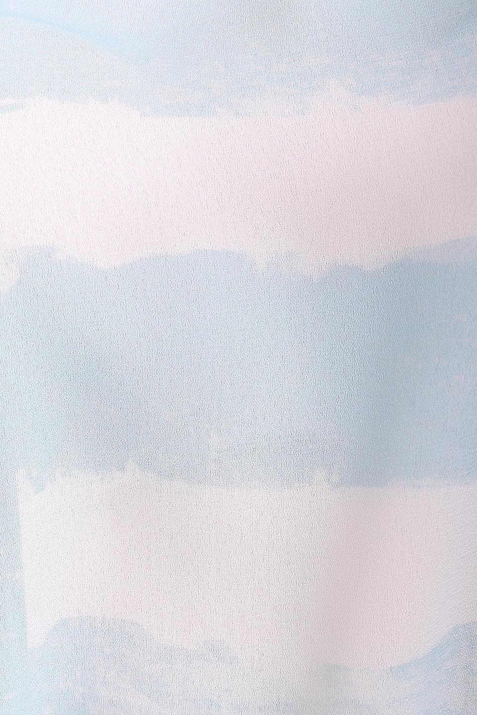 Блуза Betty Barclay голубая с белым полосатым принтом