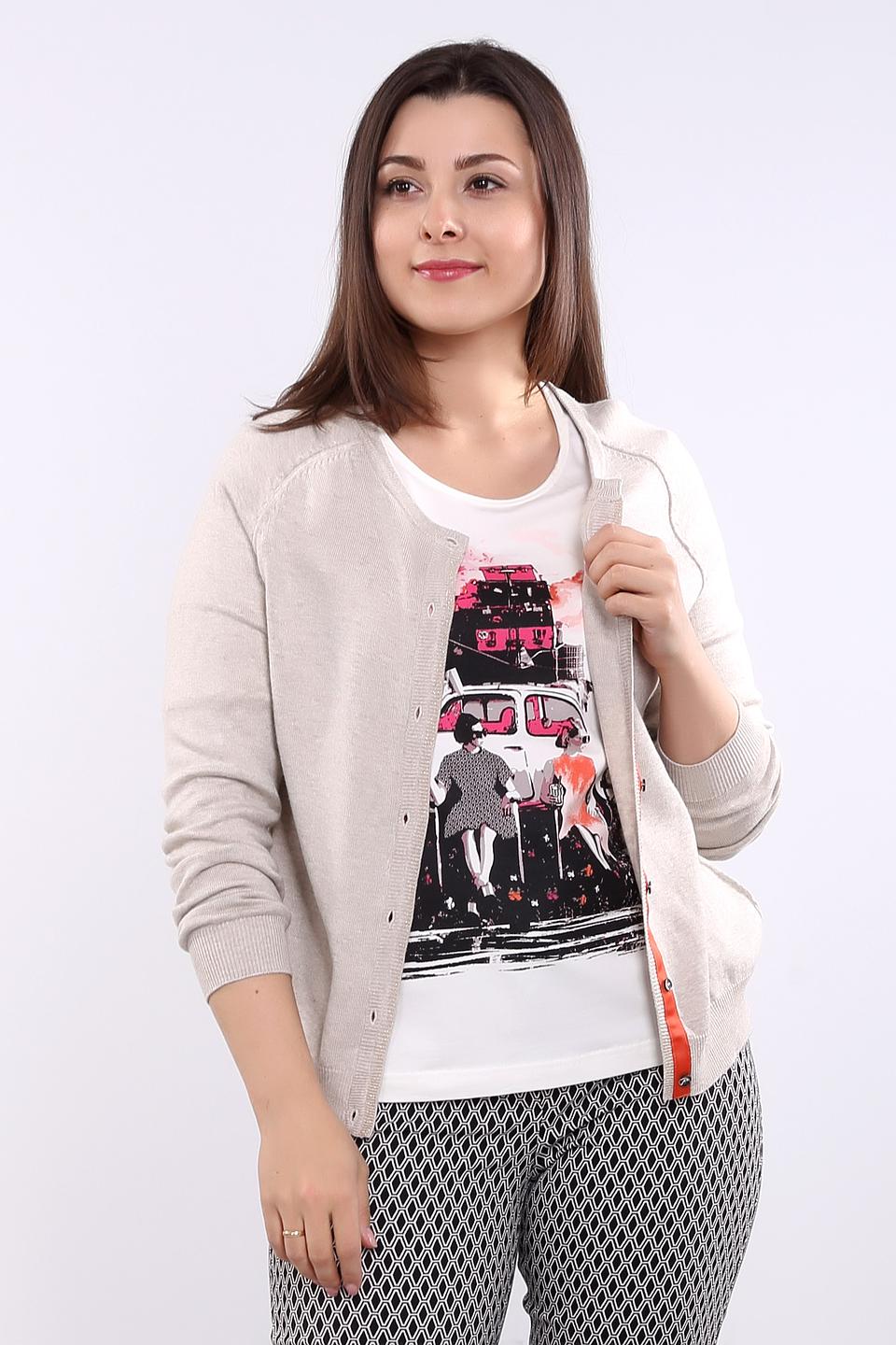 Жакет Via Appia бежевый