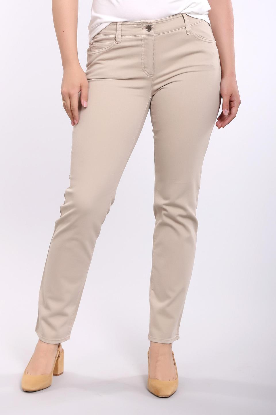 Джинсы Gerry Weber бежевые Slim Fit