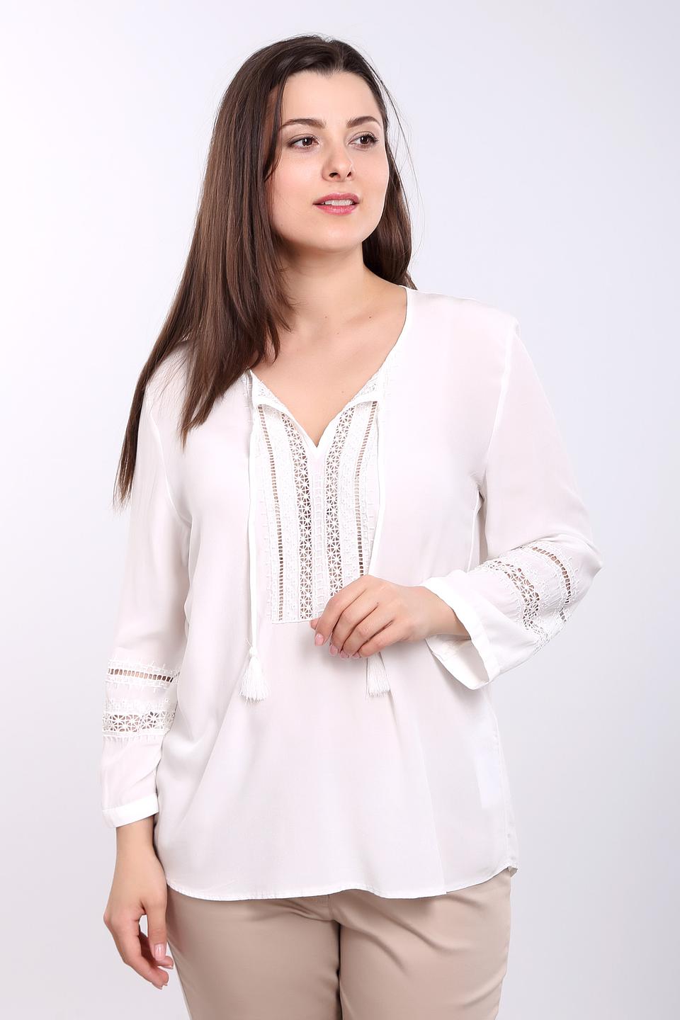 Блуза Gerry Weber с вышивкой белый