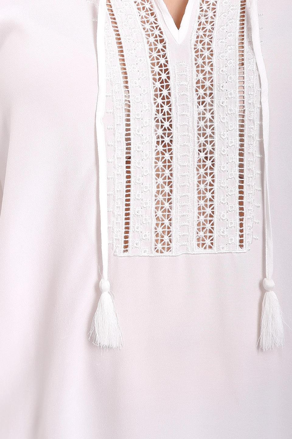 Блуза Gerry Weber с вышивкой белый